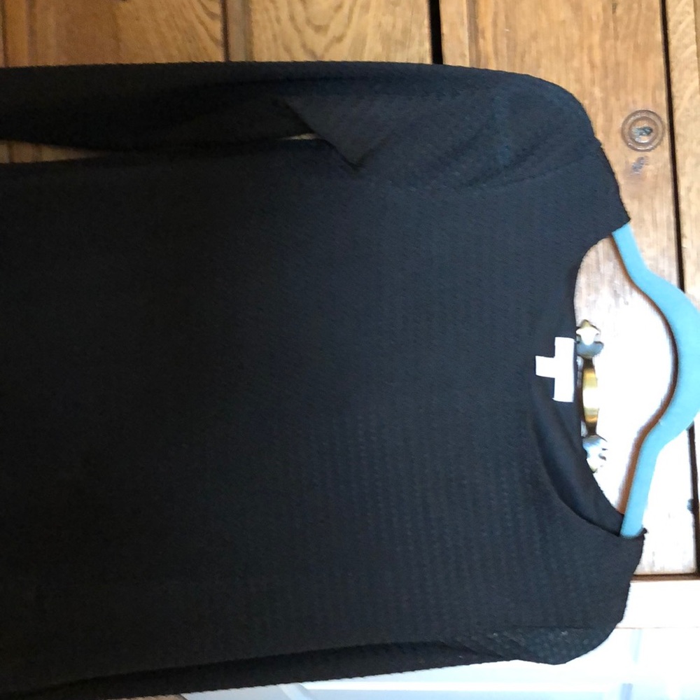 blouse with chiffon at the bottom of blouse